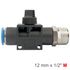 Pu Hose Fitting Valve 12mm X 1/2'm